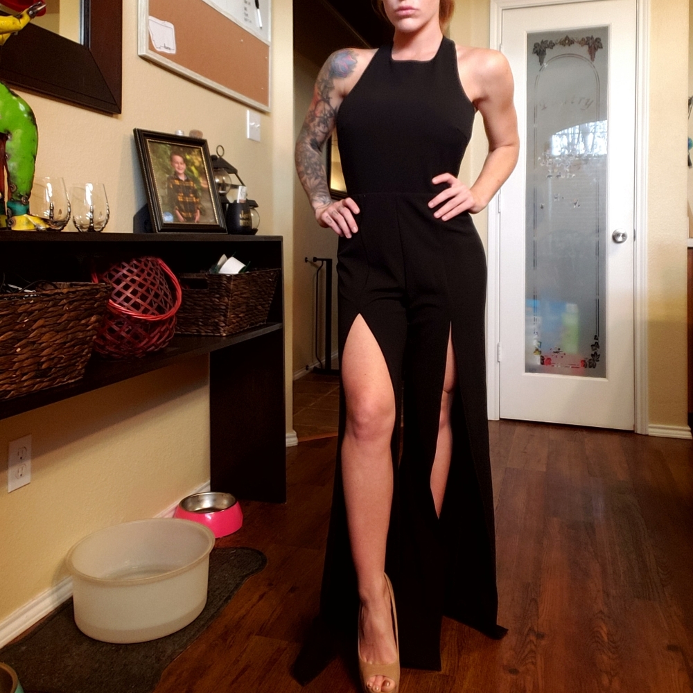 Black jumpsuit